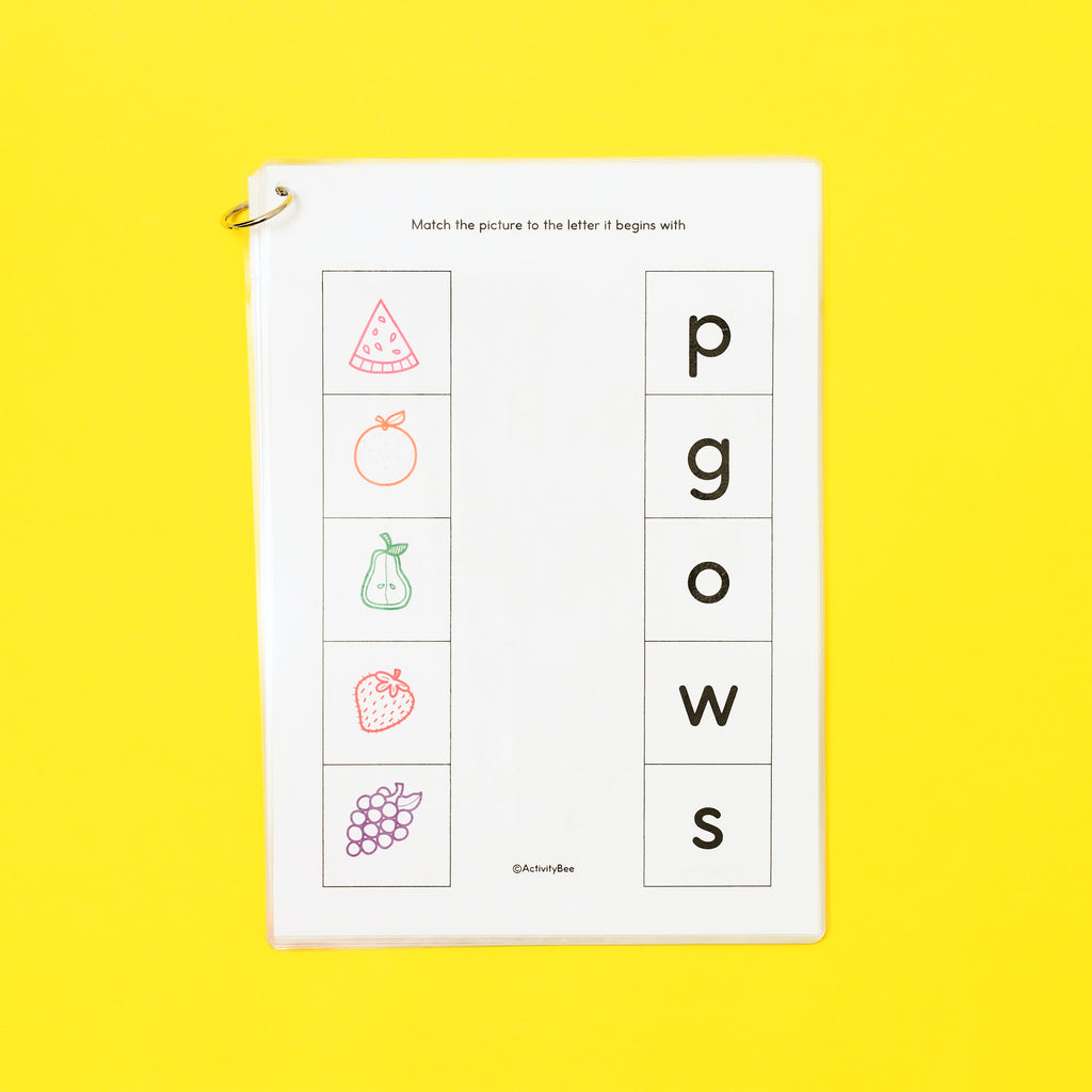 The essential pack contains 17 reusable pages packed with activities to help with alphabet, numbers, tracing practice, name writing, shapes, patterns, and scissor practice. It also includes a marker with eraser to write and erase again and again.